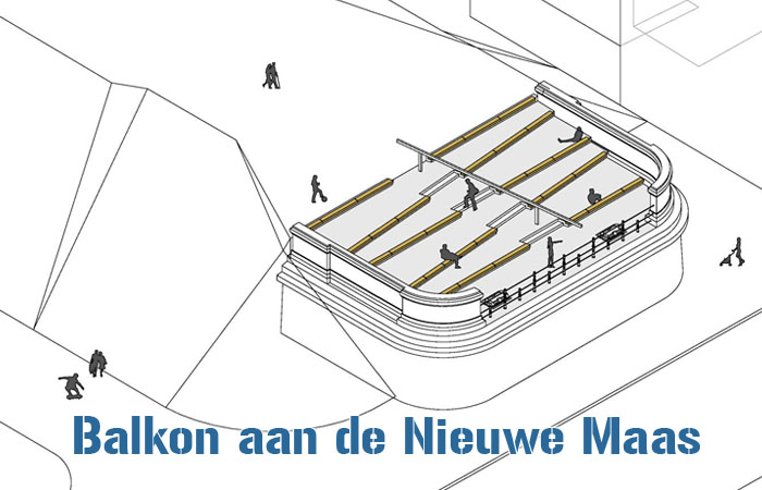 Balkon aan de Nieuwe Maas