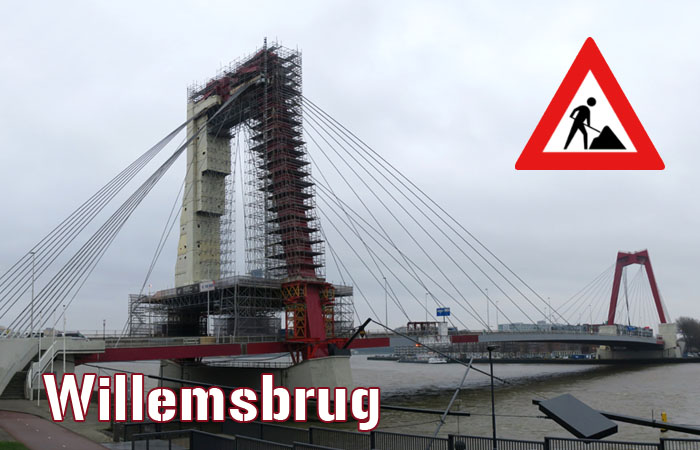 Willemsbrug gesloten in januari