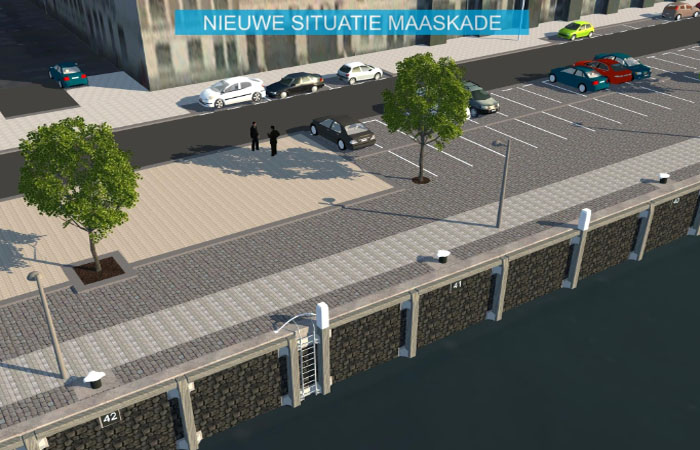 Vergunning voor nieuwbouw Maaskade