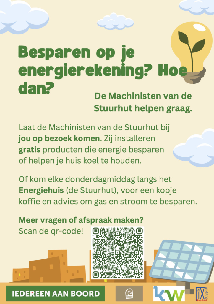Poster voor energie besparen