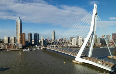 Groot onderhoud Erasmusbrug in 2024