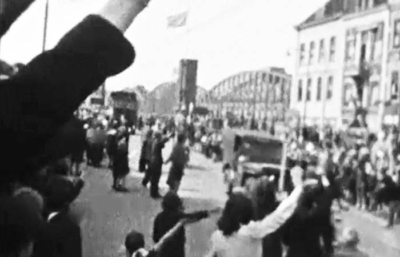 Lokale amateurfilm toont ontlading in 1945
