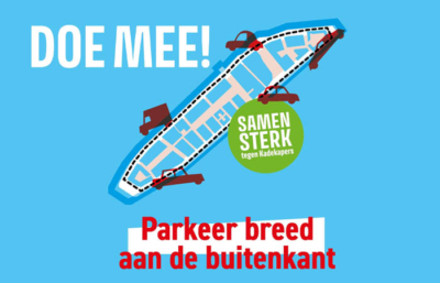 Parkeer breed aan de buitenkant, breng rust op het eiland