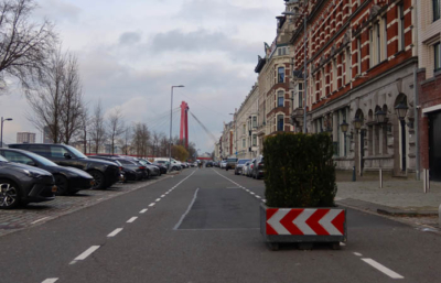 Extra wegversmallingen op het eiland