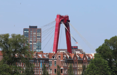 De lucht boven het Noordereiland (Foto: Nils Hilbers)