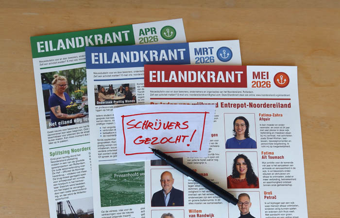 Schrijvers gezocht voor de Eilandkrant Schrijvers gezocht voor de Eilandkrant